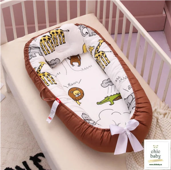 Washable Portable Travel Crib for Infants and Kids - Himpall