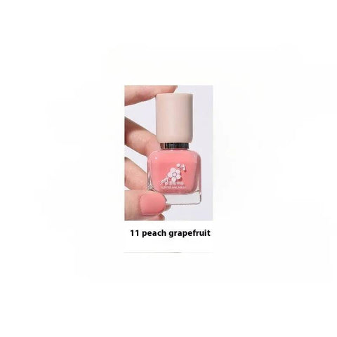 Water-Based Nail Polish - Quick-Drying and Long-Lasting Formula - 11 Peach Grapefruit / 11ml