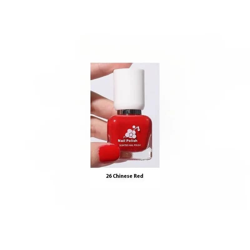 Water-Based Nail Polish - Quick-Drying and Long-Lasting Formula - 26 Chinese Red / 11ml