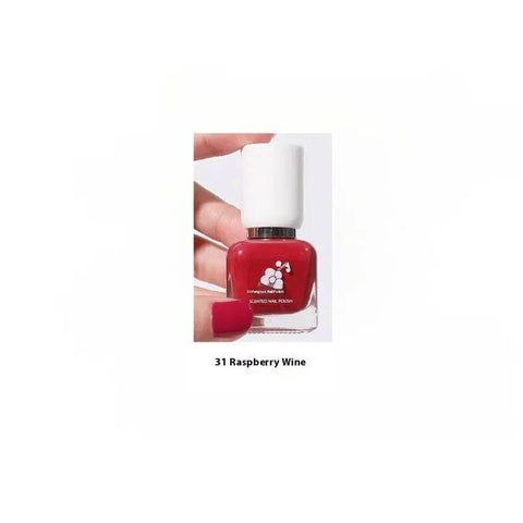 Water-Based Nail Polish - Quick-Drying and Long-Lasting Formula - 31 Raspberry Aged Wine / 11ml