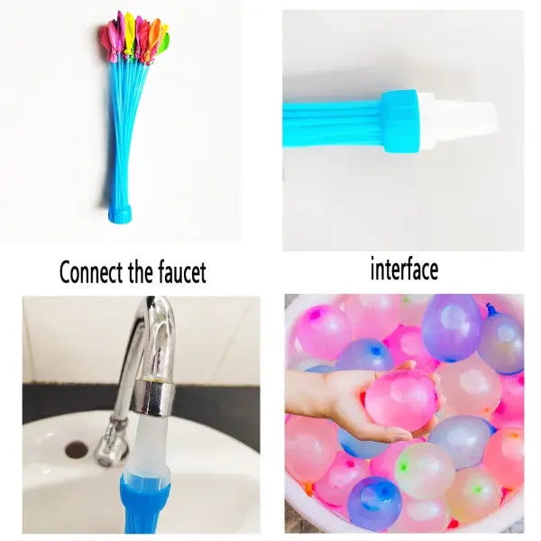 Water Party Balloons Bulk Fast Fill Set for Summer Entertainment