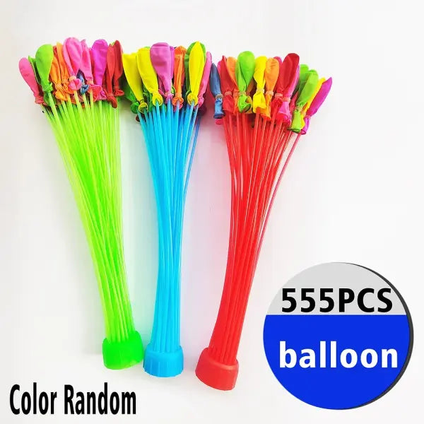 Water Party Balloons Bulk Fast Fill Set for Summer Entertainment - Q-555pcs / balloon