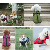 Waterproof Big Dog Jacket Warm Dog Clothes for French Bulldog Winter