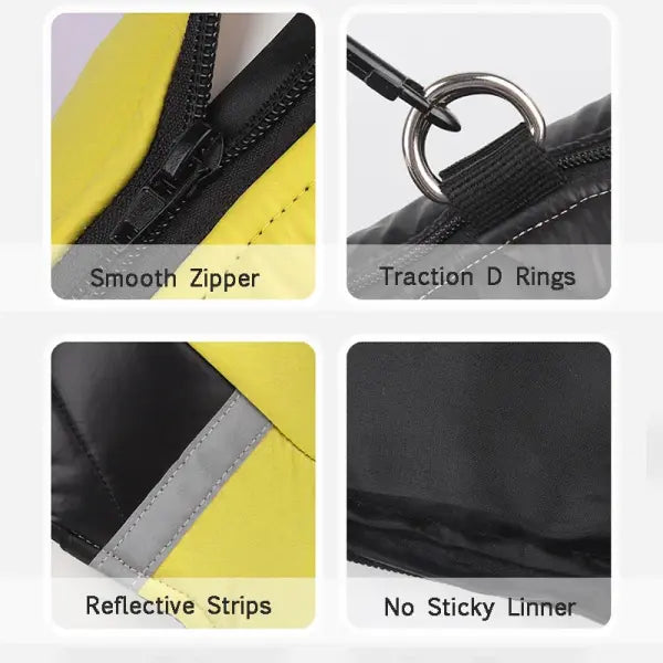 Waterproof Winter Dog Jacket – Warm Puppy Vest for Small & Large Dogs Chihuahua Yorkie Pug Coat