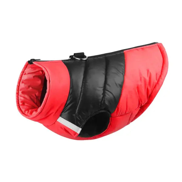 Waterproof Winter Dog Jacket – Warm Puppy Vest for Small & Large Dogs Chihuahua Yorkie Pug Coat - Red / L
