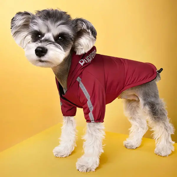 Reflective Waterproof Dog Jacket – Warm Fleece Winter Coat for Small & Medium Dogs Puppy Raincoat Outfit
