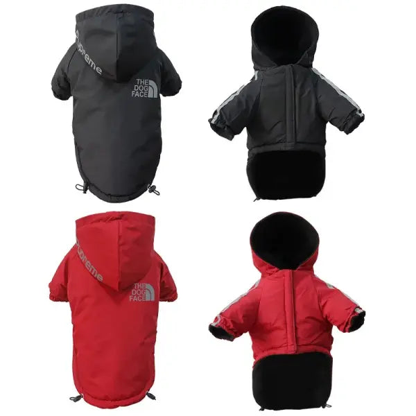 Reflective Waterproof Dog Jacket – Warm Fleece Winter Coat for Small & Medium Dogs Puppy Raincoat Outfit