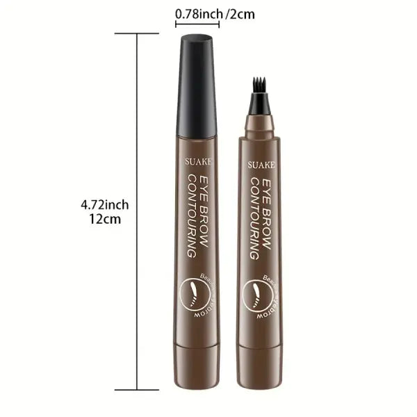 Waterproof Eyebrow Pen 5 Colors Natural Longlasting