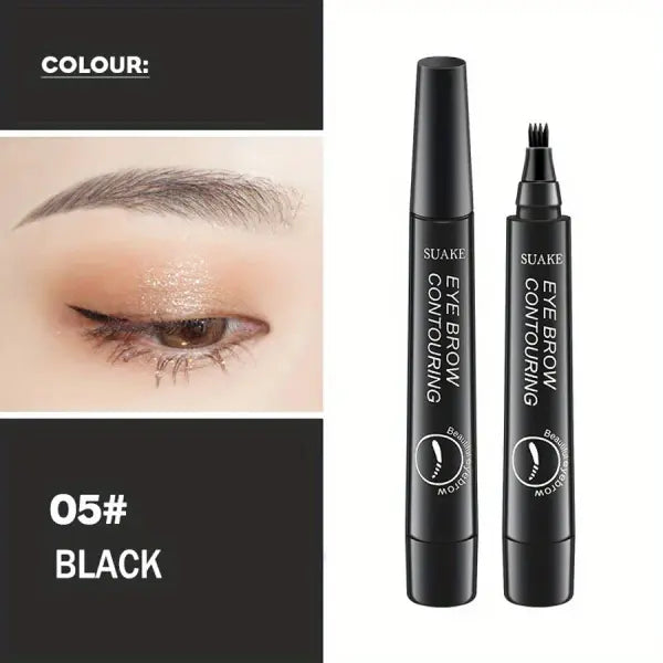 Waterproof Eyebrow Pen 5 Colors Natural Longlasting