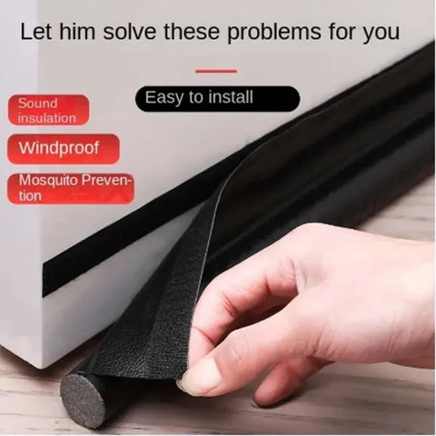 Waterproof Foam Tape Sealing Strips for Sound Insulation at Door Bottom - Himpall