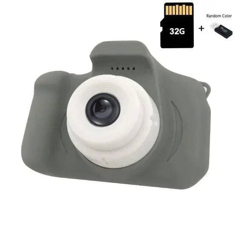 Waterproof Kids Camera - Grey 32G TF Card