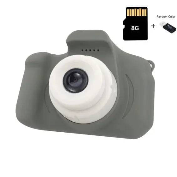 Waterproof Kids Camera - Grey 8G TF Card