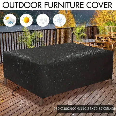 Waterproof Outdoor Furniture Dust Cover - 210D Oxford Cloth