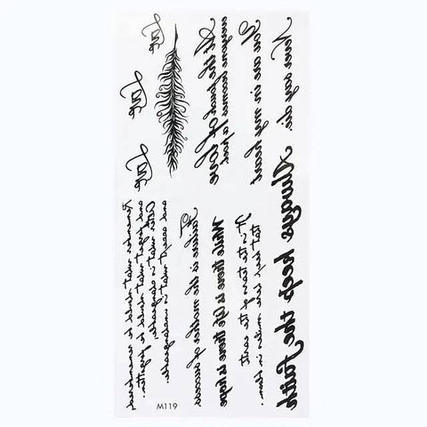 Waterproof tattoo stickers - 15style