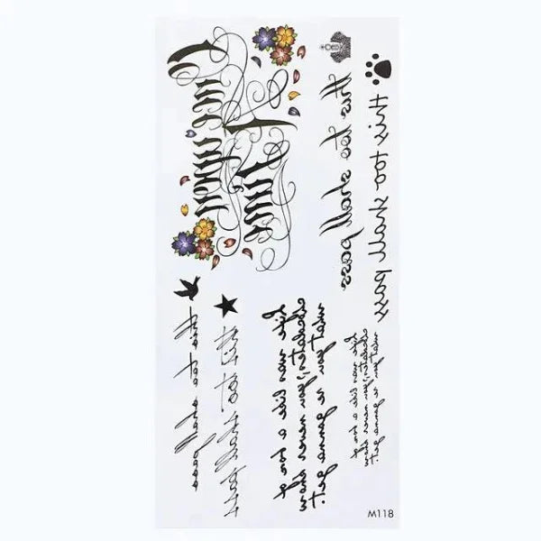 Waterproof Tattoo Stickers for Stylish Temporary Body Art - Himpall