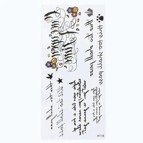 Waterproof Tattoo Stickers for Stylish Temporary Body Art - Himpall