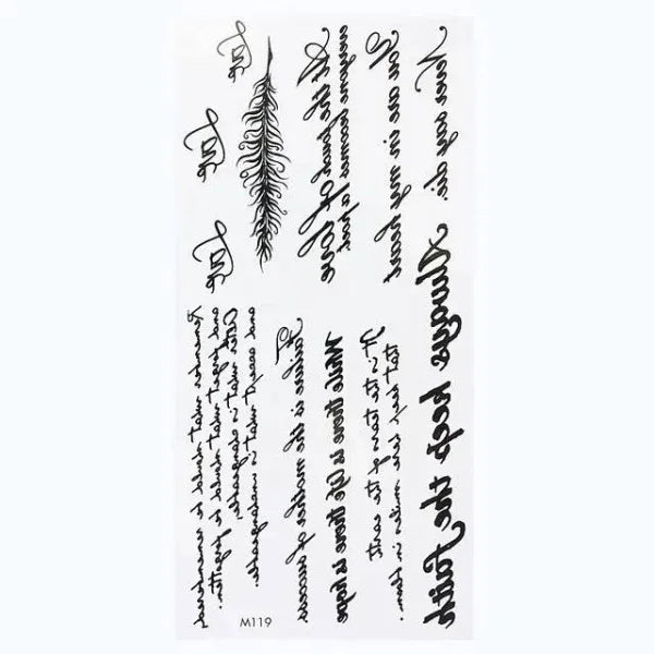 Waterproof Tattoo Stickers for Stylish Temporary Body Art - Himpall