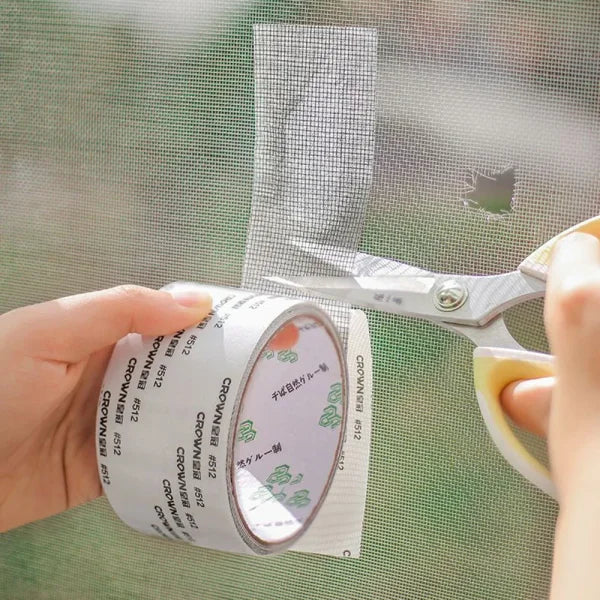 Waterproof Window Screen Repair Tape – Self-Adhesive Mesh Patch