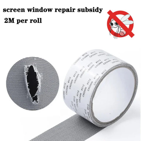 Waterproof Window Screen Repair Tape – Self-Adhesive Mesh Patch