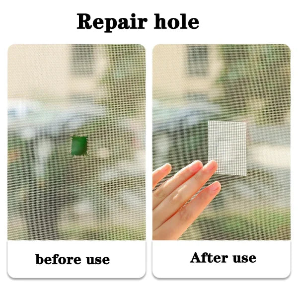 Waterproof Window Screen Repair Tape – Self-Adhesive Mesh Patch