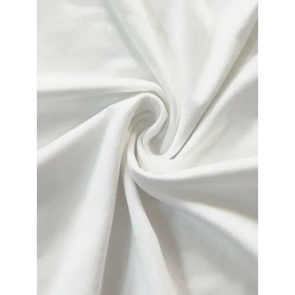 Women Letter Pattern Round Neck Polyester Broadcloth T Shirt