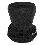 WEST BIKING Winter Fleece Cycling Scarf – Windproof Face Cover for Men & Women Running & Bike Sports Headwear - black