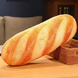 Whimsical French Bread Pillow for a Cozy Decorative Accent