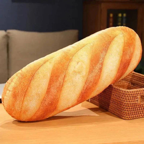 French Bread Pillow – Whimsical and Cozy Decorative Accent - Bread 70cm