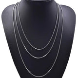 70cm snake long stainless steel chain necklace for unisex everyday wear