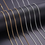 70cm snake long stainless steel chain necklace for unisex everyday wear