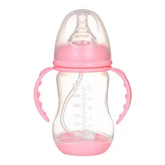 Wide-Caliber Anti-Colic Baby Bottle with Handle and Straw - Himpall