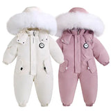 Winter Baby Ski Suit: Waterproof Velvet-Lined Jumpsuit & Boys’ Overalls for 1-5 Years