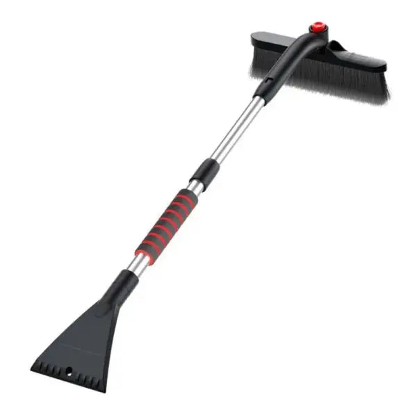 Extendable Winter Snow Brush & Ice Scraper – Detachable Car Windshield Cleaning Tool - black