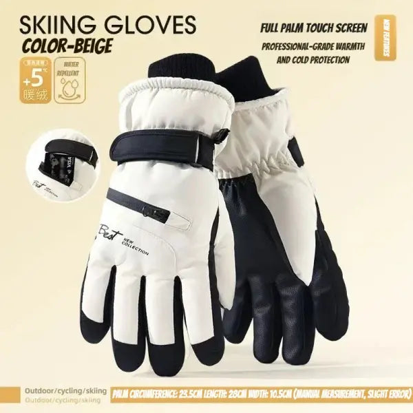 Winter Cycling Gloves – Non-Slip Touchscreen Waterproof Thermal Gloves for Men & Women Ski & Snowboard Accessories