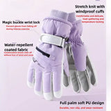Winter Cycling Gloves – Non-Slip Touchscreen Waterproof Thermal Gloves for Men & Women Ski & Snowboard Accessories