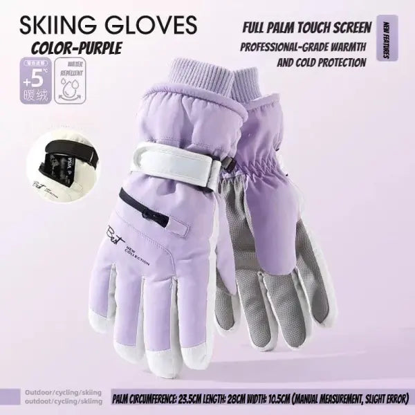 Winter Cycling Gloves – Non-Slip Touchscreen Waterproof Thermal Gloves for Men & Women Ski & Snowboard Accessories