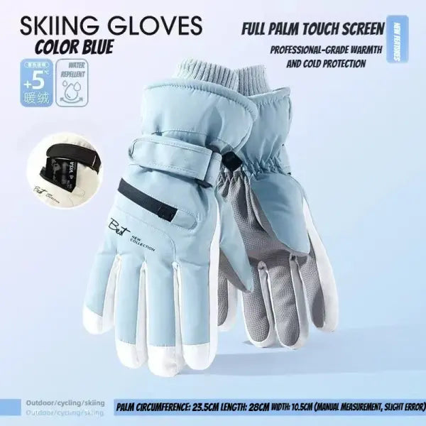 Winter Cycling Gloves – Non-Slip Touchscreen Waterproof Thermal Gloves for Men & Women Ski & Snowboard Accessories