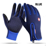 Winter Fleece Antiskid Motorcycle and Sports Riding Gloves