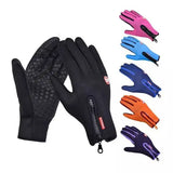 Winter Fleece Antiskid Motorcycle and Sports Riding Gloves