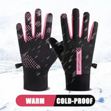 Women’s Winter Cycling Gloves – Thermal Fleece Windproof Waterproof Outdoor Bike & Ski Mittens