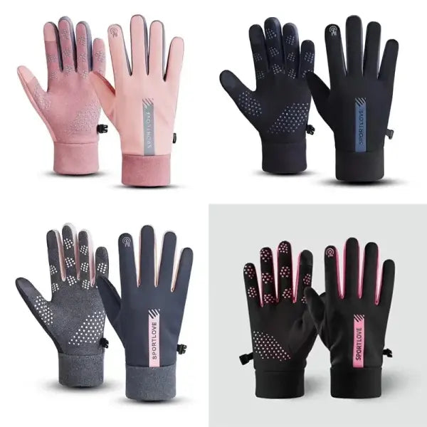Women’s Winter Cycling Gloves – Thermal Fleece Windproof Waterproof Outdoor Bike & Ski Mittens
