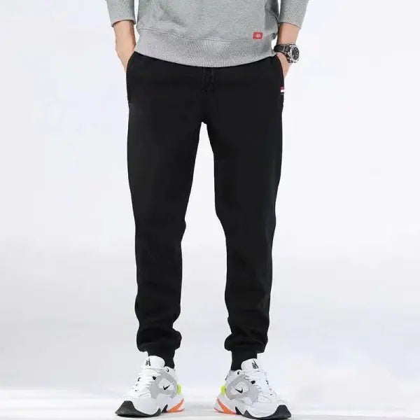 Winter Fleece Jogging Sweatpants Polyester M-5XL Warm Casual Style