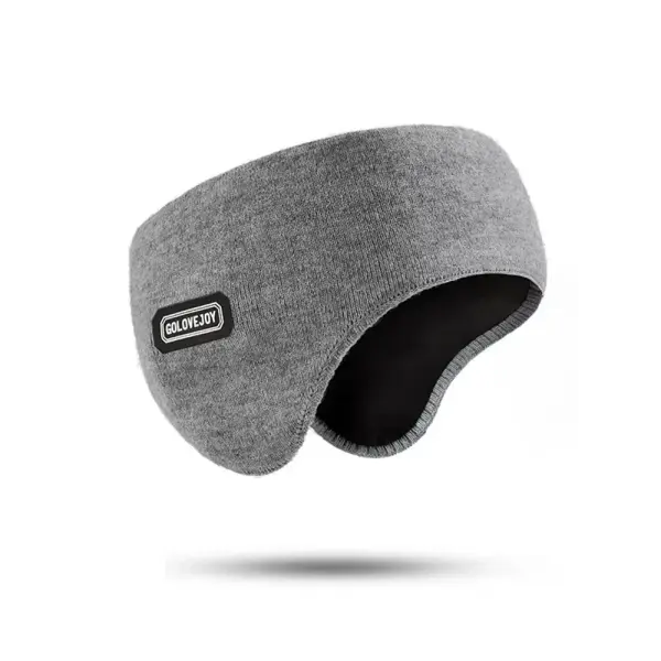 Men’s Winter Ear Warmers – Padded Windproof Ear Muffs for Cold Weather - Grey