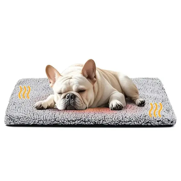 Winter Self-Heating Pet Pad – Thermal No-Electricity Blanket for Dogs & Cats Anti-Slip Warm Cushion for Puppies &