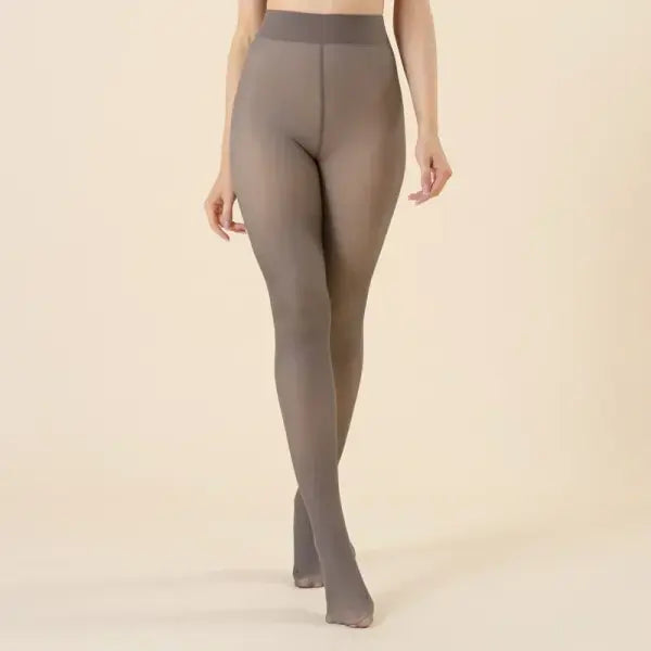 Women’s Winter Thermal Pantyhose – Fleece-Lined Translucent Tights Warm Stretch Leggings - Color 2 / 200g 60-80Kg