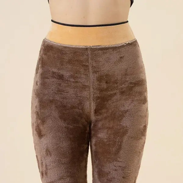 Women’s Winter Thermal Pantyhose – Fleece-Lined Translucent Tights Warm Stretch Leggings