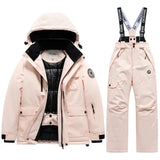 Winter Ski Children’s Ski coat and pants 2pieces set Warm Waterproof Boys Girls Outdoor Skiing Snowboarding Winter Ski