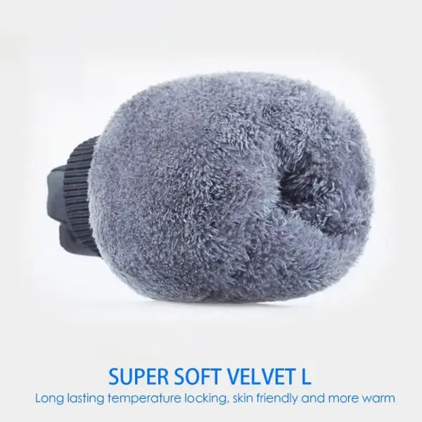 Winter Unisex Snowboard & Ski Gloves – Waterproof PU Leather Touchscreen Non-Slip Fleece Warm Gloves for Cycling &