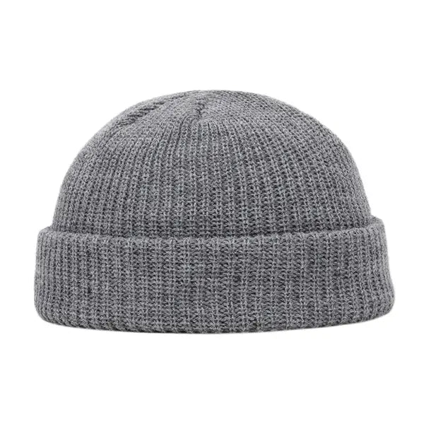 Winter Warm Beanies Casual Short Thread Hip Hop Hat Adult Men Female Wool Knitted Skull Cap Elastic Unisex - Dark Gray