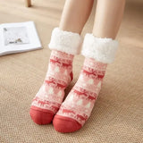 Winter Plush Socks for Women – Soft Non-Slip Fuzzy Floor Slippers Cute Penguin & Animal Design Cozy Christmas Gift